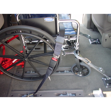 Handi Ramp Wheelchair 4 Point Tie Down Tracks, PK2 4TD-T